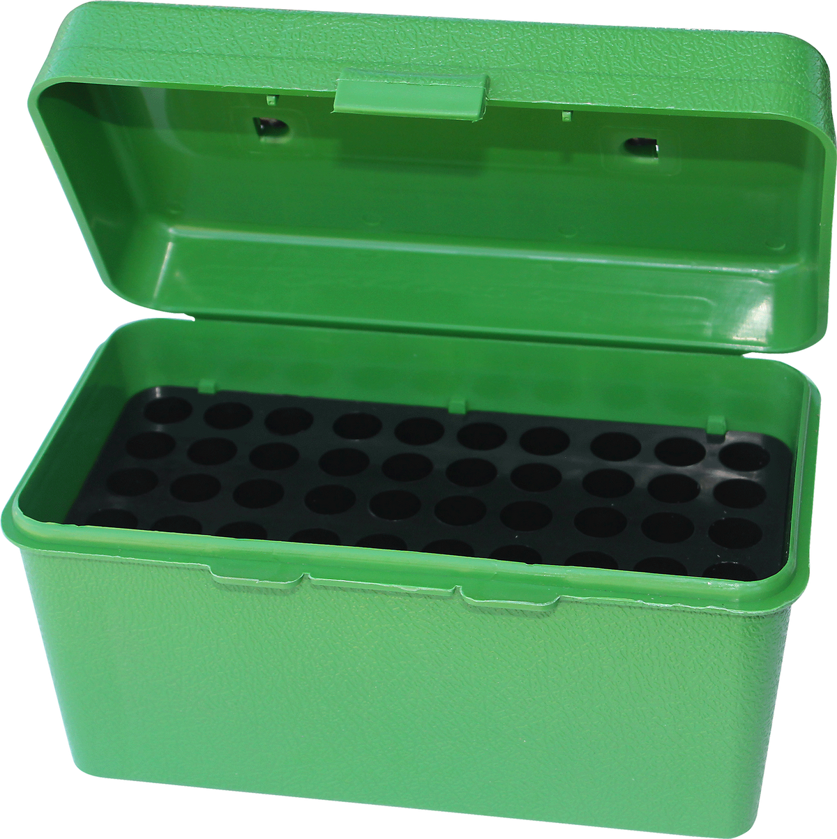 MTM Case-Gard H50RM10 Deluxe Ammo Box Multi-Caliber Rifle 50rd Green