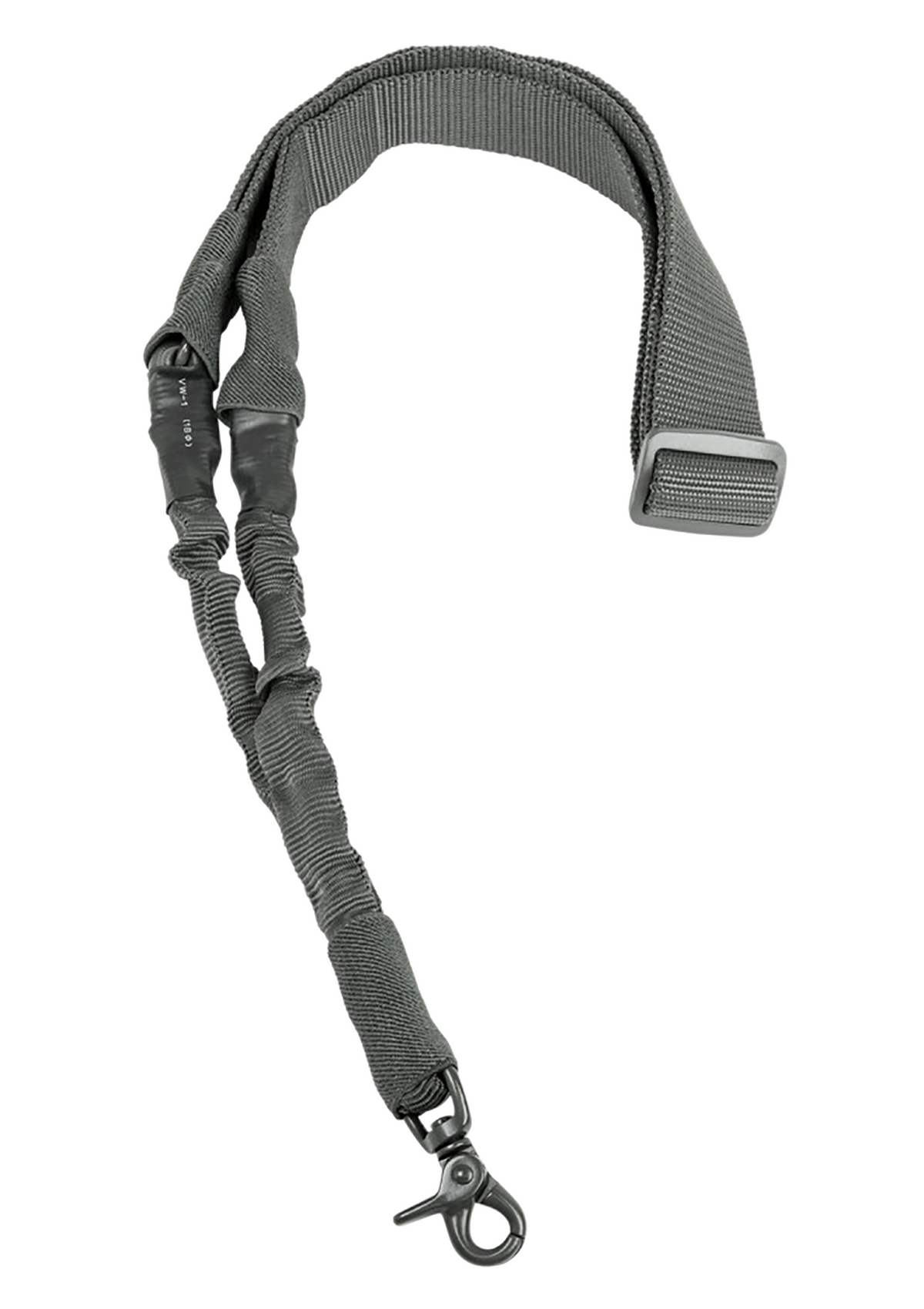 NcSTAR AARS1PU Single Point Sling 44"-60" x 1.5" Nylon Urban Gray - Bungee