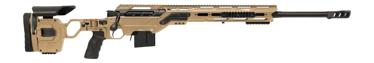 Cadex CDX-MC Kraken 308 Win 27" 10+1 Bolt Action Rifle - Hybrid Tan