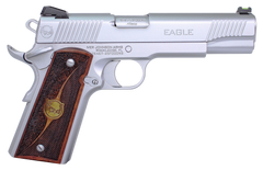Iver Johnson Arms Eagle Gen2 HC Government 45 ACP 5" 8+1 Semi-Auto Pistol - Satin Hard Chrome