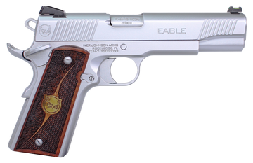 Iver Johnson Arms Eagle Gen2 HC Government 45 ACP 5" 8+1 Semi-Auto Pistol - Satin Hard Chrome