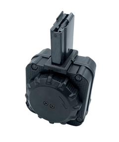 ProMag DRMA97 65-Rd .223 Rem Drum Magazine for Ruger Mini-14 - Black Polymer