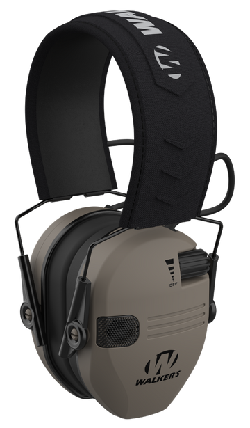 Walkers Game Ear Razor Compact Slim Electronic Muff 23 dB Youth/Women - Flat Dark Earth