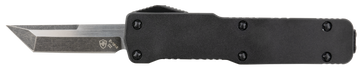 Templar Knife CABR221 Premium LW Micro 1.85" OTF Tanto Plain D2 Black Aluminum - California Legal