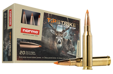 Norma Tipstrike 7mm-08 Rem 160gr Polymer Tip - Box or Case