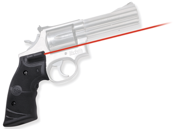 Crimson Trace LG-307 Lasergrips S&W K & L Frame Square Butt Red Laser Black Polymer