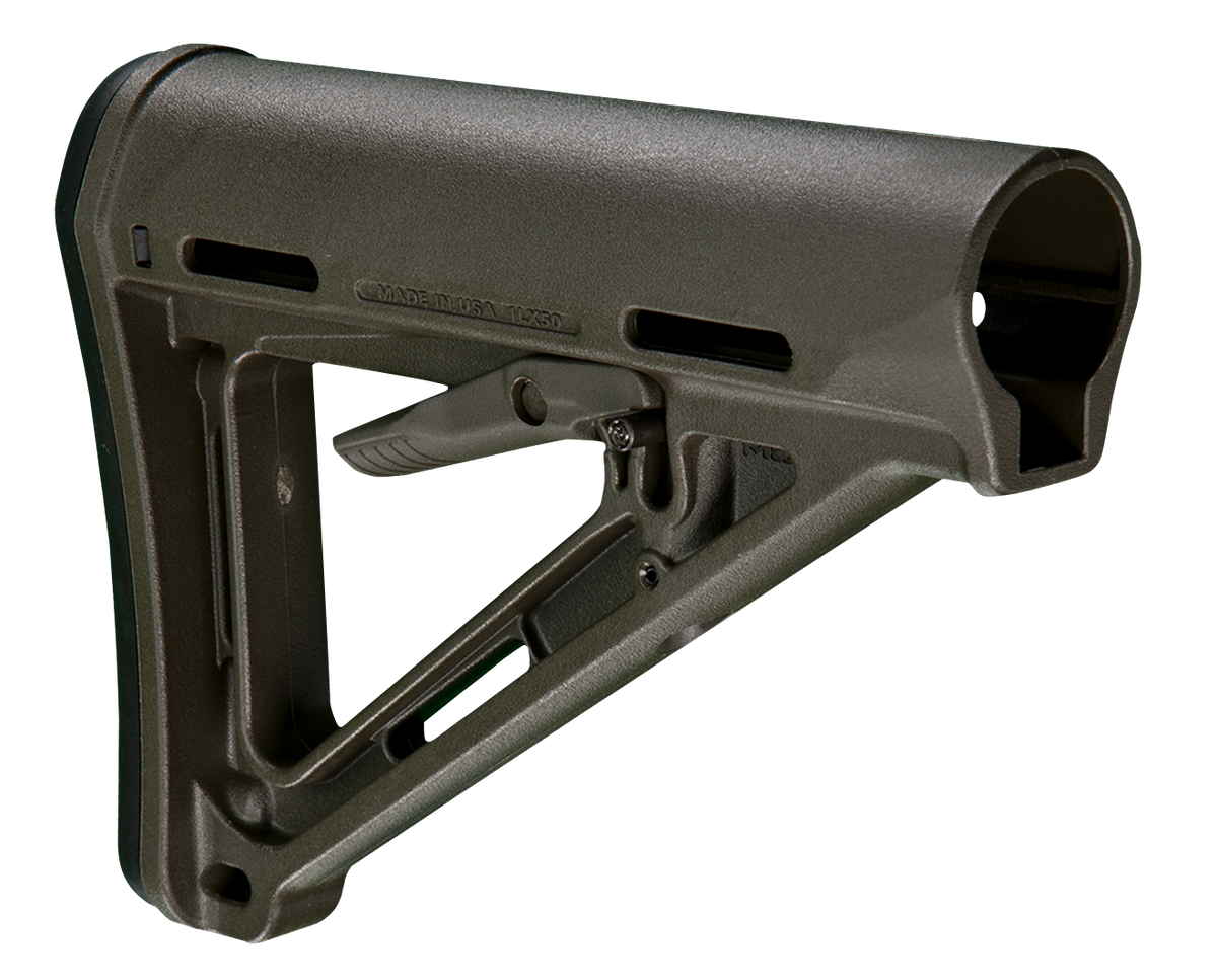 Magpul Industries MOE Carbine Stock Mil-Spec OD Green Synthetic for AR-15/M16/M4