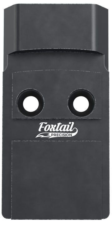 Foxtail Precision 100004 Red Dot Adapter Plate for CZ P10 - Black Anodized 7075 Aluminum