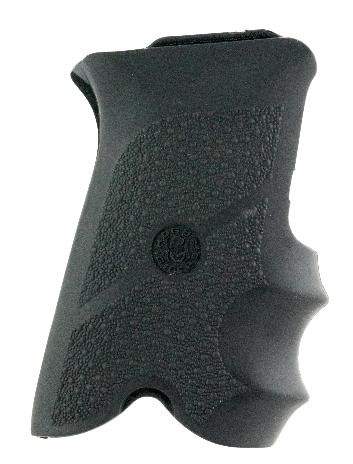 Hogue 85000 Rubber Grip w/Finger Grooves - Black - Ruger P85, P89, P90, P91