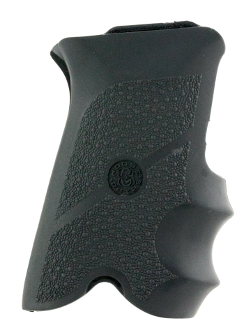Hogue 85000 Rubber Grip w/Finger Grooves - Black - Ruger P85, P89, P90, P91