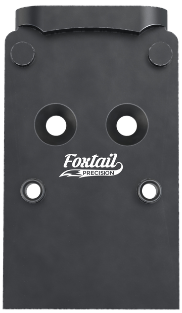 Foxtail Precision 100006 Red Dot Adapter Plate for Glock MOS - Black Anodized 7075 Aluminum