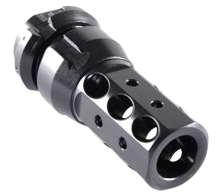 Dead Air DA163 KeyMo Muzzle Brake 45 Cal 11/16x24 Black Nitride