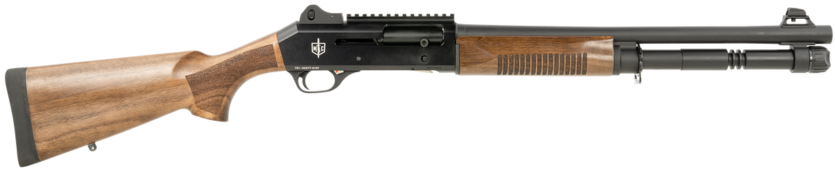 MAC 1014 12 Gauge 3" 5+1 18.5" Semi-Auto Shotgun - Walnut Furniture