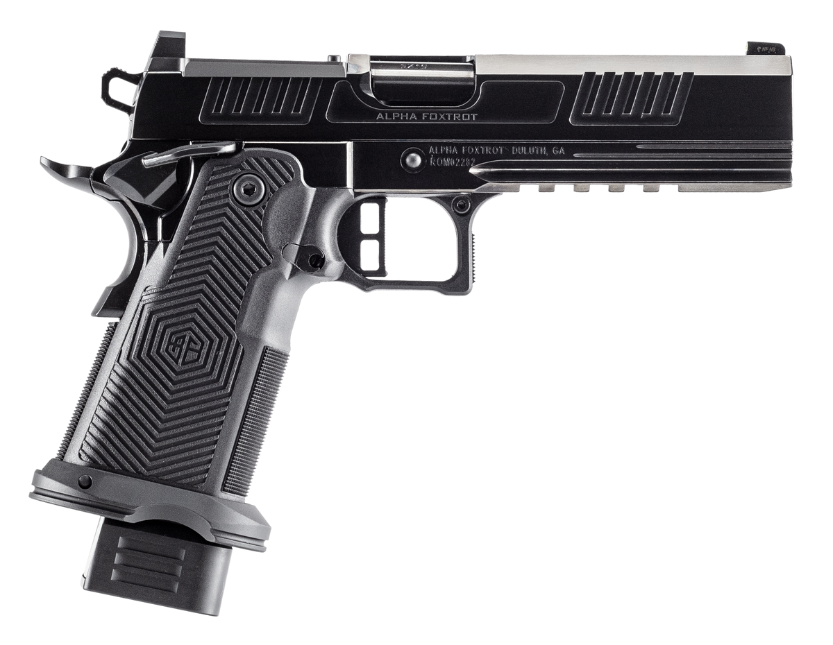 Alpha Foxtrot AF1911 Romulus 9mm Luger 5" 20+1 Semi-Auto Pistol - Polished DLC
