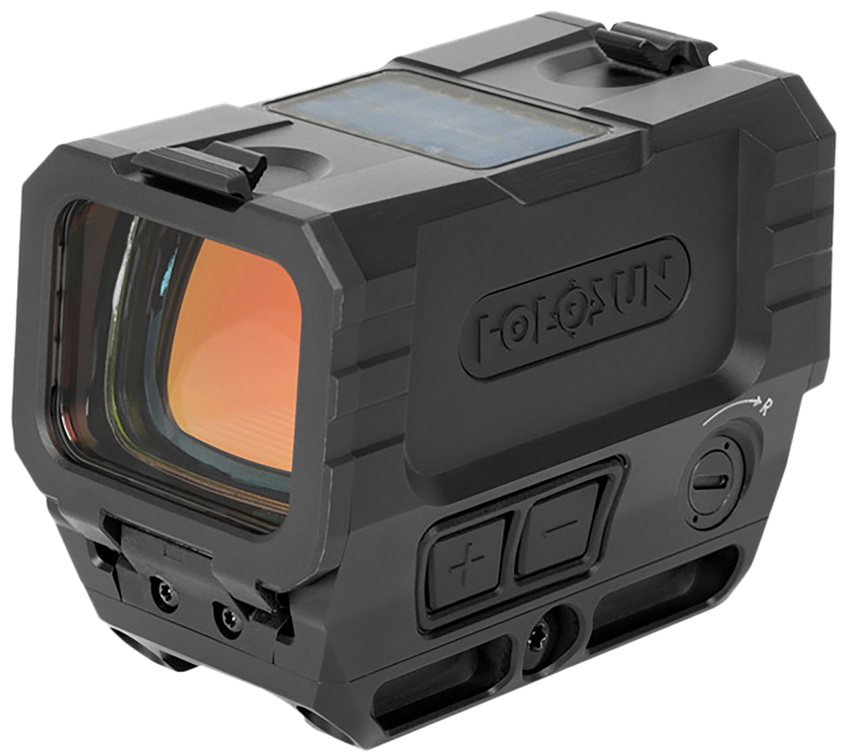 Holosun AEMS Max Ronin 1x 1.1" x 0.87" 2 MOA Red Dot/65 MOA Circle Multi-Reticle Reflex Sight - Black Anodized