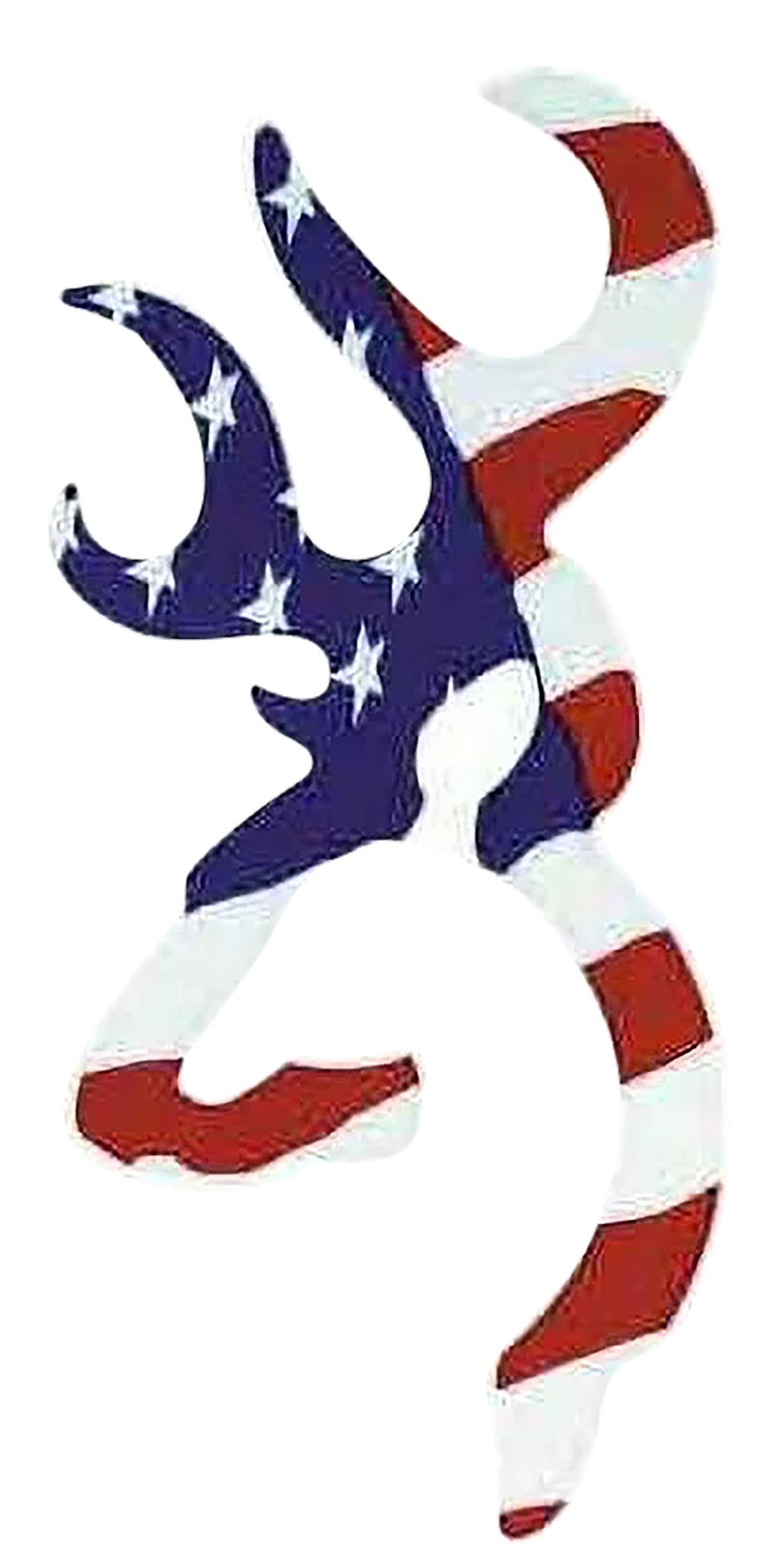 Browning Buckmark 6" Red/White/Blue Vinyl Decal
