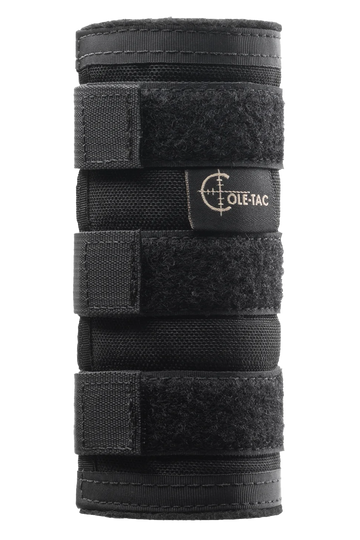 Cole-TAC HTP Suppressor Cover 6" Black - Fits 1-2" Diameter