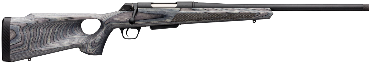 Winchester XPR Thumbhole Varmint SR 243 Win 24" 3+1 Bolt Action Rifle - Matte Black Laminate Thumbhole Stock