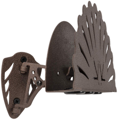 Allen 7238 EZ Mount Turkey Fan Display Wall Mount - Brown Steel