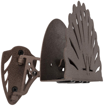 Allen 7238 EZ Mount Turkey Fan Display Wall Mount - Brown Steel