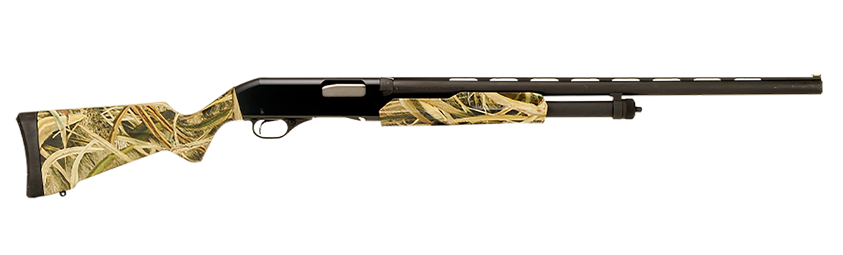 Stevens 320 Field Compact 12 Gauge Pump 3" 5+1 26" Mossy Oak Shadow Grass Blades