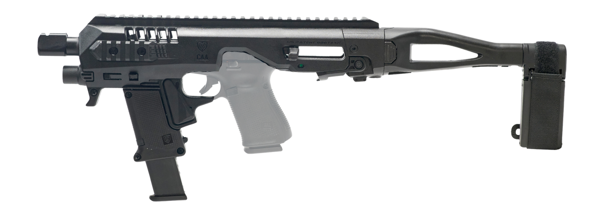 Roni Corp Micro Roni Gen 4 Glock 17/19 Pistol Stabilizer - Black
