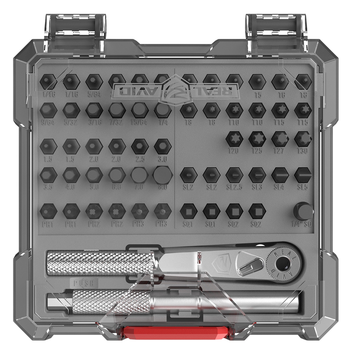 Real Avid X3 Driver 57-Piece Gunsmithing Bit Set