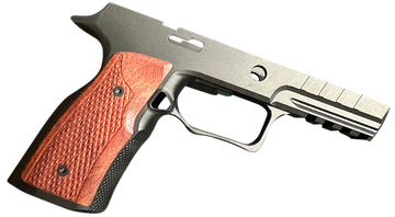 Sharps Bros SBGM09 Grip Module Black w/ Cherry 7075-T6 Aluminum Fits Sig P320