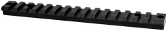 Warne V49820MOA Vapor Picatinny Rail Black Anodized Aluminum Savage Axis/Axis II - 20 MOA