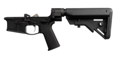 Shield Arms SA-15 Folding Complete Lower Receiver .223/5.56 NATO B5 Systems Bravo Stock - Black Anodized Receiver