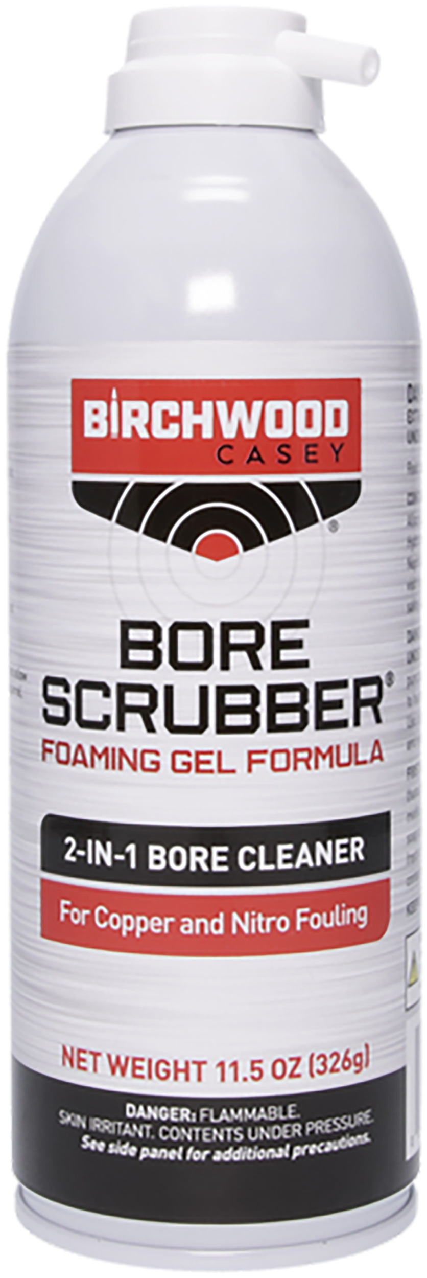 Birchwood Casey Bore Scrubber Foaming Gel 2-in-1 11.5oz Bore Cleaner Aerosol