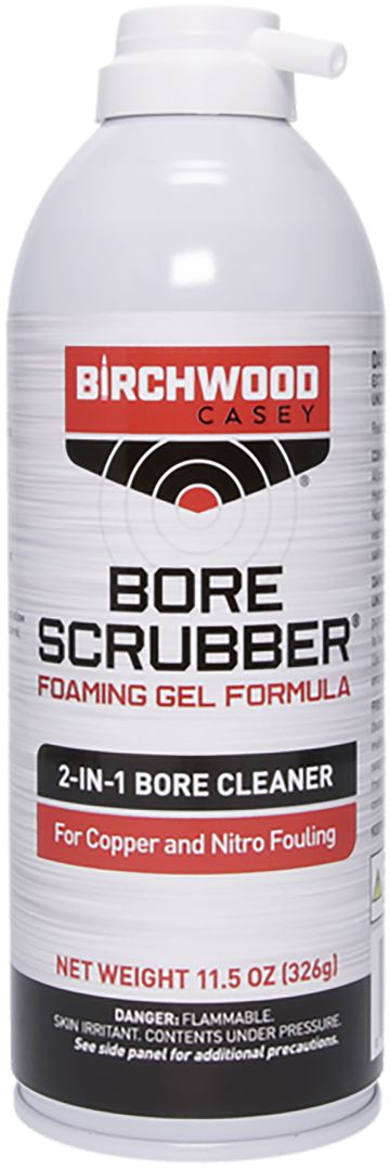 Birchwood Casey Bore Scrubber Foaming Gel 2-in-1 11.5oz Bore Cleaner Aerosol
