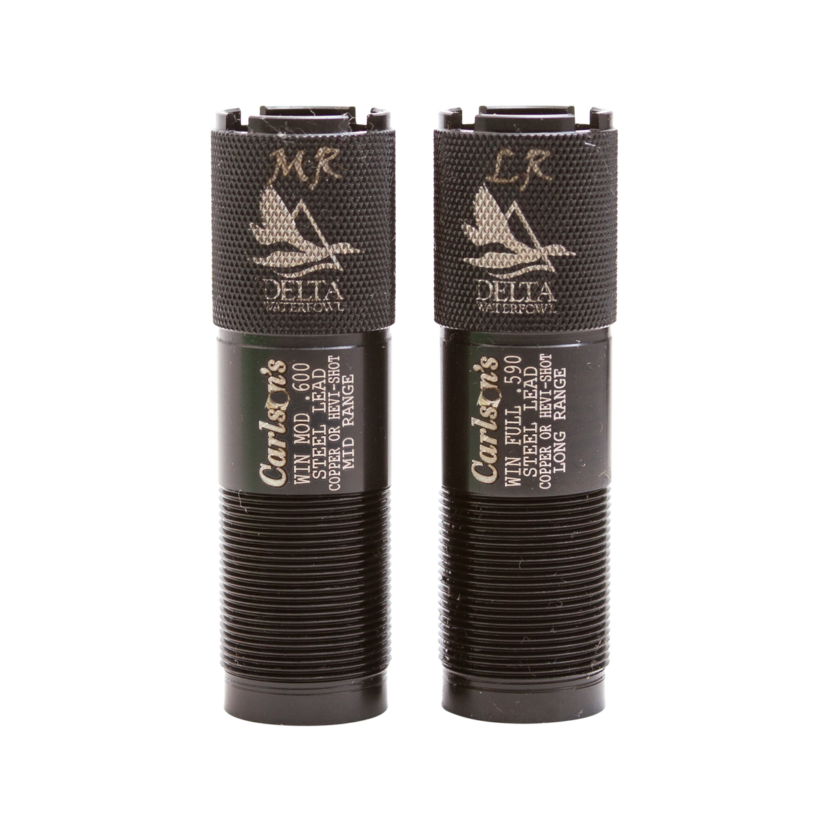 Carlsons Delta Waterfowl 20 Gauge Invector Mid-Range/Long-Range Extended Choke Tube - 2-Pack
