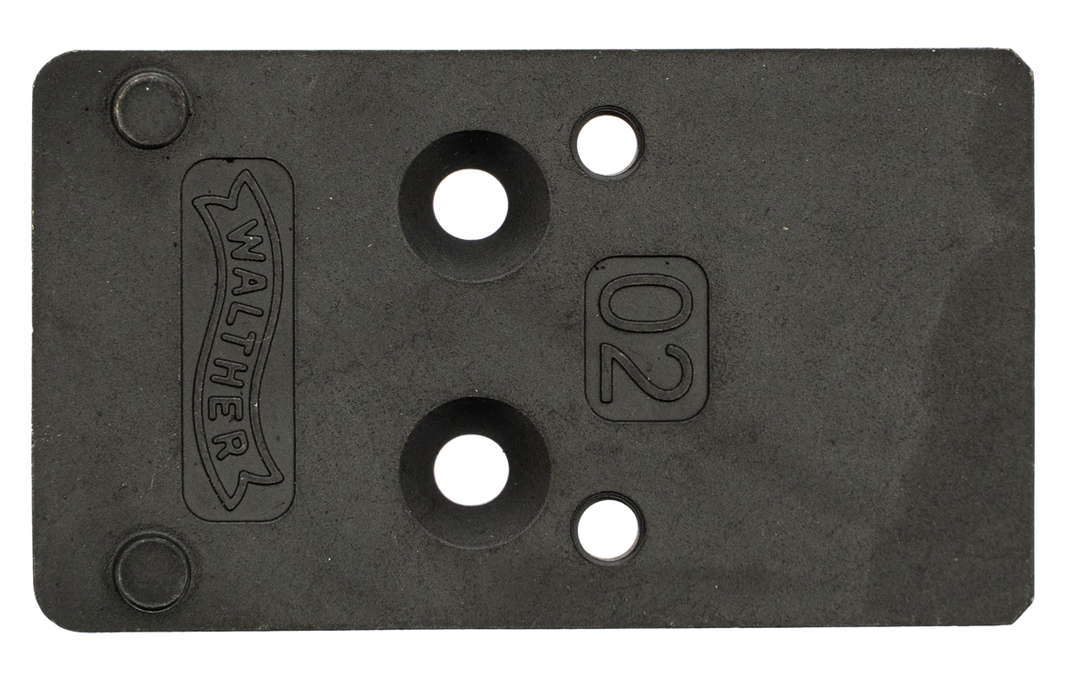 Walther Arms PDP 2.0 Trijicon RMR Type 2 Optic Adapter Plate Black Steel