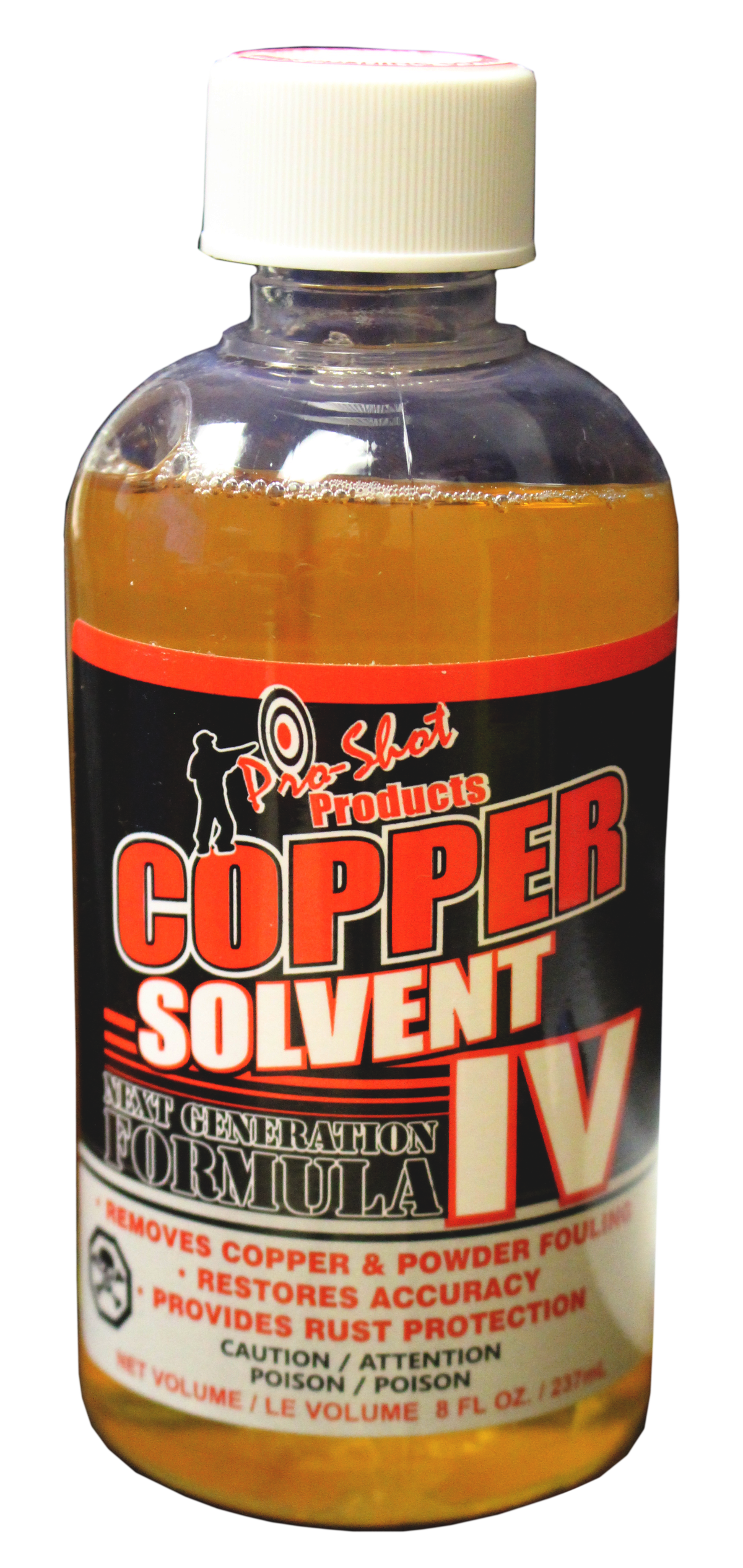 Pro-Shot Copper Solvent IV 8 oz Bottle - Bore Cleaner