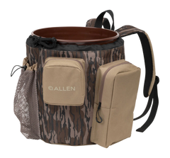 Allen 5587 Dove Bucket Organizer - 5-Gallon Bucket Shell Carrier with Padded Backpack Straps