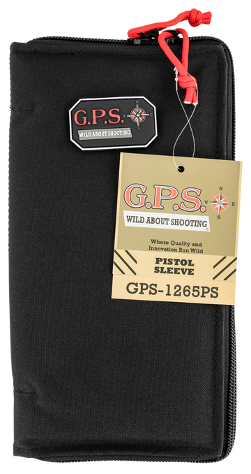 G Outdoors GPS-1265PS Pistol Sleeve Large Black Nylon - Holds 1 Handgun
