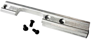 Crickett KSA031ALSS Scope Mount Kit 3/8" Dovetail Silver Aluminum