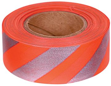 Allen 46 Reflective Flagging Tape Orange 150' Roll