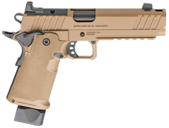 Springfield Armory 1911 DS Prodigy Comp AOS 9mm Luger 5" 20+1 Semi-Auto Pistol - Coyote Brown Cerakote