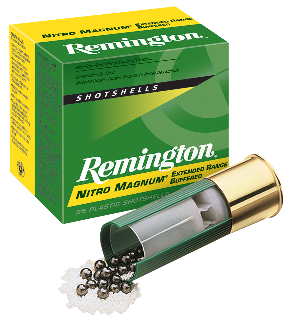 Remington Ammunition Nitro Magnum 20 Gauge 3" 1-1/4 oz 4 Shot 25 Rds - Box or Case