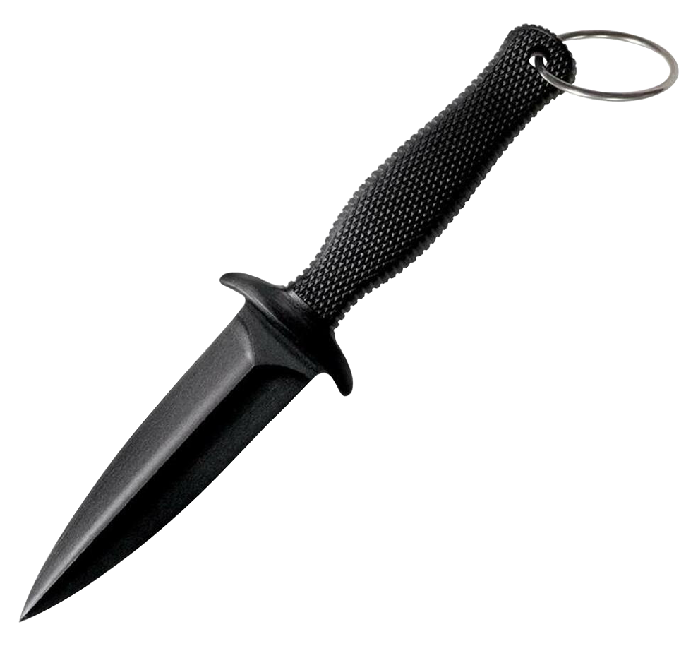Cold Steel FGX Boot Blade II 3.25" Fixed Plain Griv-Ex Black Kray-Ex Handle