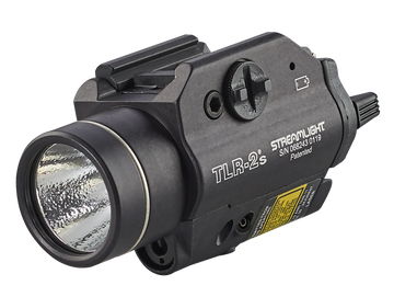 Streamlight 69230 TLR-2S 300 Lumen White LED/Red Laser Weapon Light w/Strobe - Black Anodized