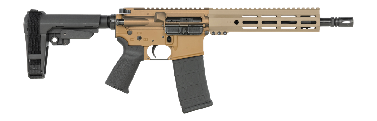 Shark Coast Tactical Scarbog 5.56 NATO 10.5" 30+1 Semi-Auto AR Pistol - SBA3 Brace