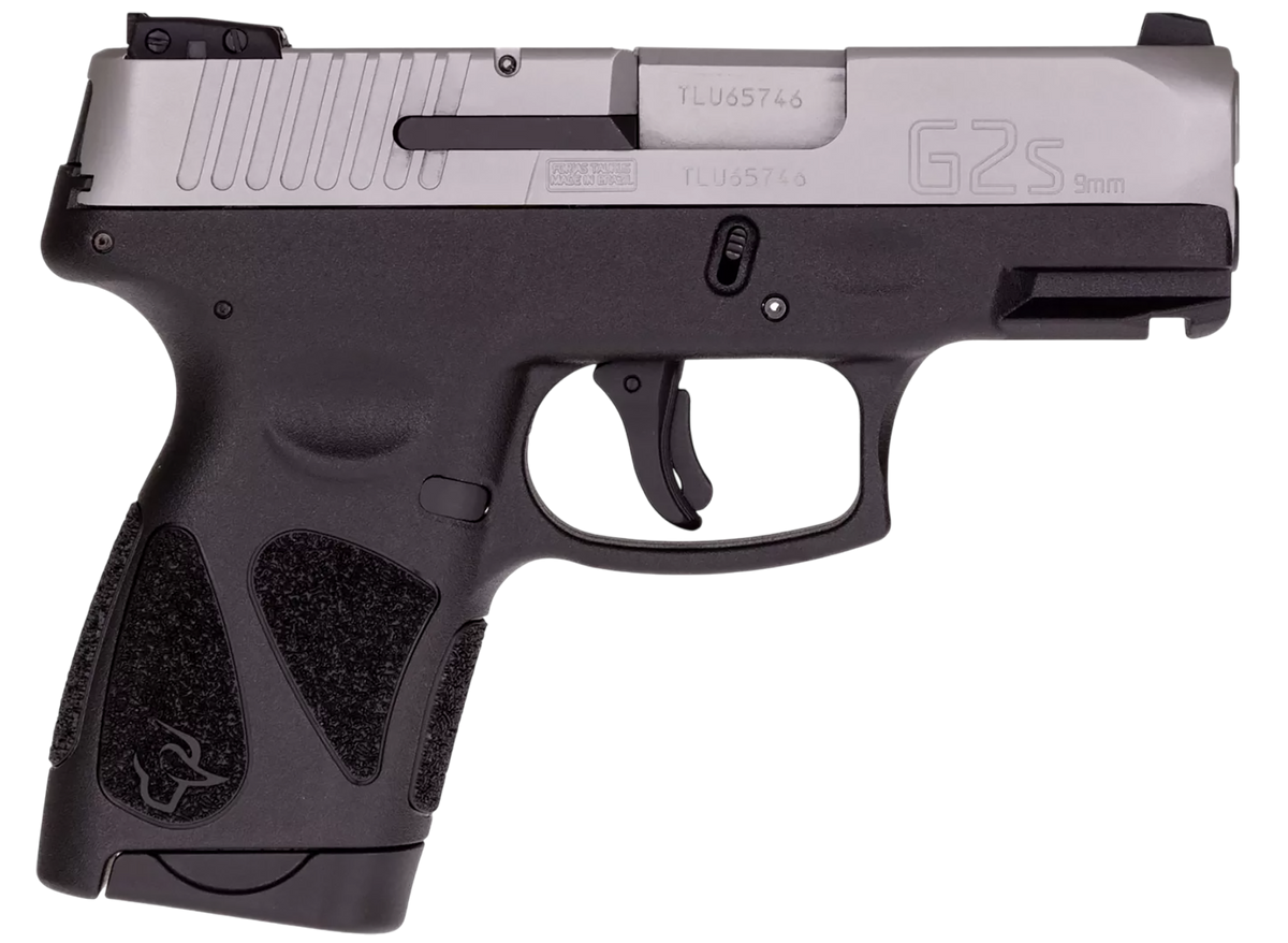 Taurus G2S 9mm Luger 3.26" 7+1 Semi-Auto Pistol - Black Polymer Frame / Stainless Slide