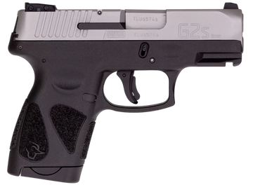 Taurus G2S 9mm Luger 3.26" 7+1 Semi-Auto Pistol - Black Polymer Frame / Stainless Slide