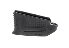 Strike Industries Enhanced Magazine Plate +2 for Glock 43X 9mm Luger - Black Polymer