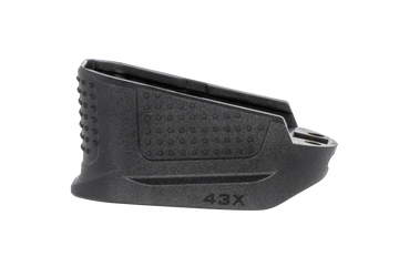 Strike Industries Enhanced Magazine Plate +2 for Glock 43X 9mm Luger - Black Polymer