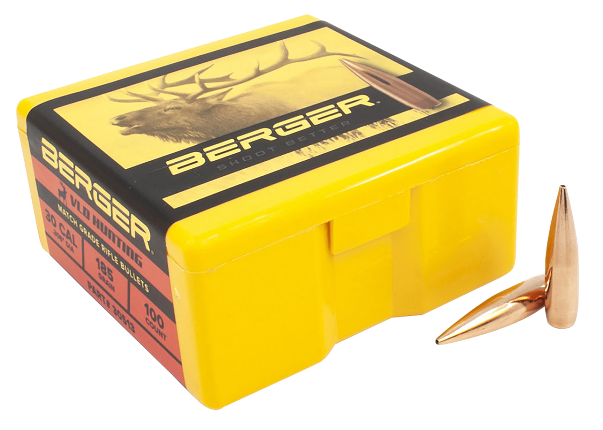 Berger Bullets VLD Hunting 30 Cal .308 185gr - 100/Box