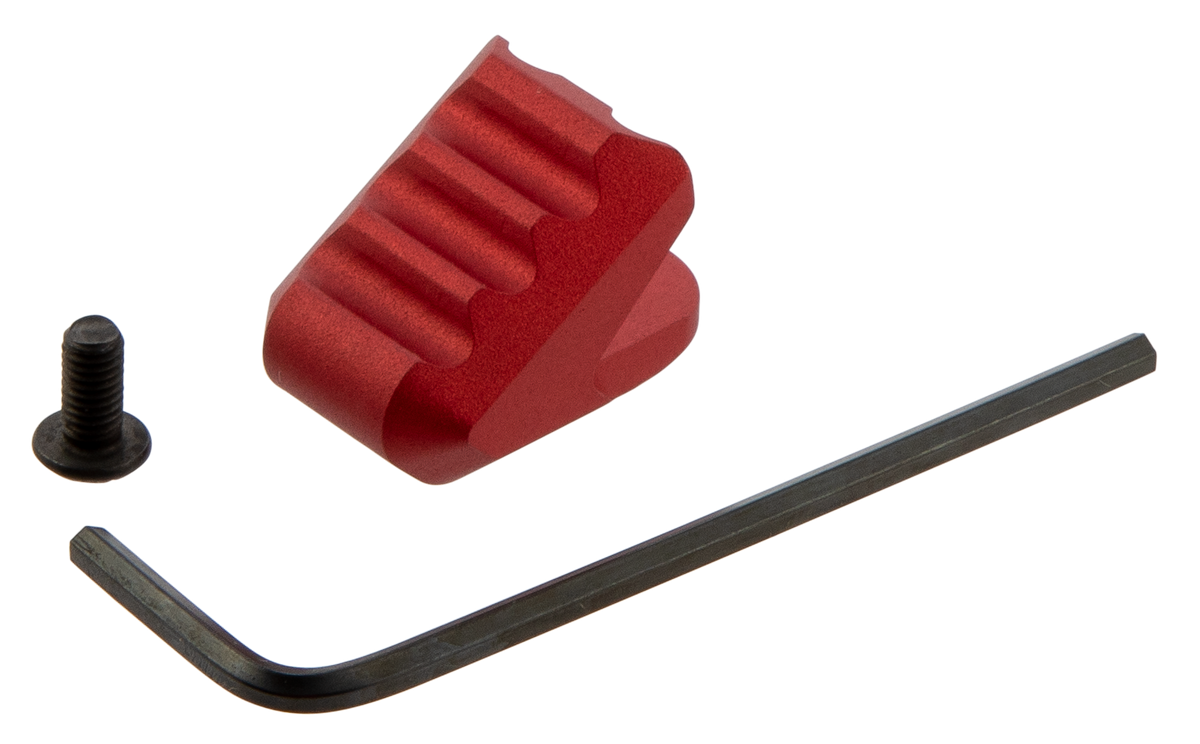 Strike Industries ISO Tab AR-15 Charging Handle Extension Red Anodized Aluminum